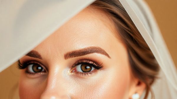 Styles de maquillage mariage pour sublimer les yeux marron